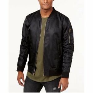 Jaywalker Men's Black Bomber Jacket. Black.  XL